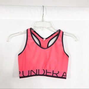 Under Armour Athletic Work Out Sports Bra, Small, Coral